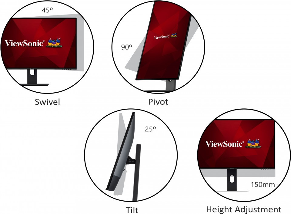 Màn hình Viewsonic VX2480-2K-góc nhìn rộng